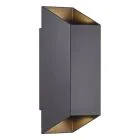 Nordlux Nico Luz De Pared Aluminium Negro Up & Down | IP54 - Apta para 2x GU10